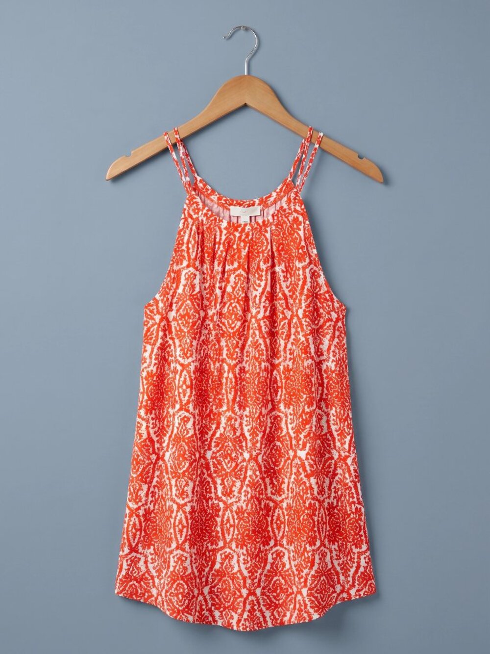 Joie Amarey B Spicy Orange Print Tank Top Size XS NWT